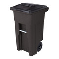 Toter 32 gal Trash Can, Brownstone ANA32